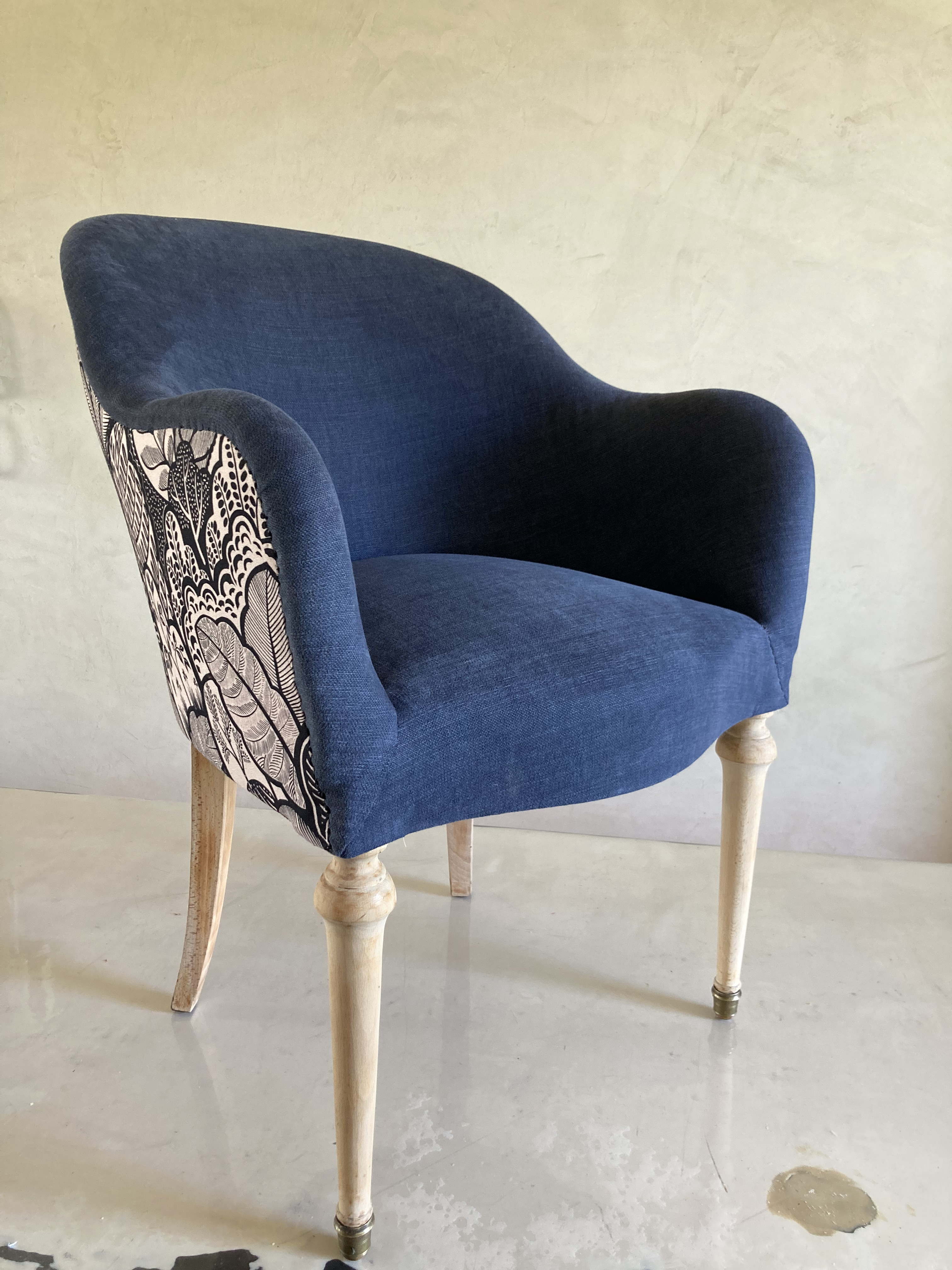 Chaise de bureau  chinée